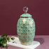 Mesmerizing Emerald Decorative Ceramic Vase And Showpiece